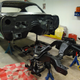 Springs and control arms installed